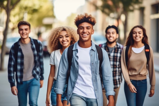 estudantes de engenharia na universidade